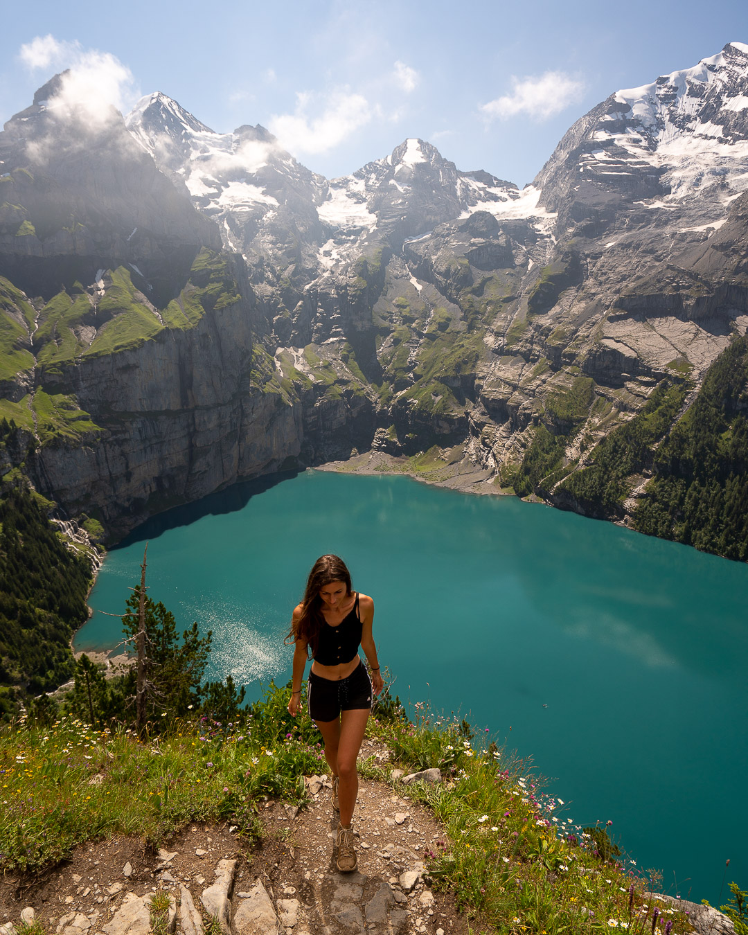 Randonn E Au Lac Oeschinen Adelestravel